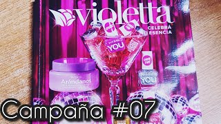 Campaña 07 Violetta Cosmeticos 2023 pasando revista📕 [upl. by Latty]