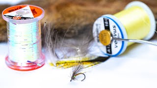 Blue Winged Olive Emerger Fly Tying Pattern River Fly Fishing Trout amp Grayling BWO Mayfly CDC [upl. by Aivatnohs11]