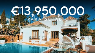 Luxurious Mediterranean palace in Paraíso Alto of Benahavís  €13950000  Sabox Real Estate [upl. by Tteve]