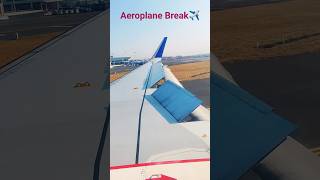 Aeroplane Wing Break System ✈️😲 aeroplane viral video ankkitsharrma new [upl. by Orelia]