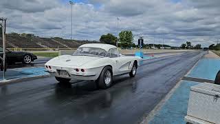 62 corvette vs C4 ZR1 [upl. by Ardnasela629]