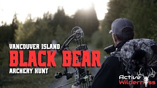 The Struggle  Archery Hunting Vancouver Island Black Bear [upl. by Airrotal503]