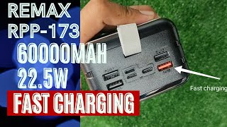 Remax Powerbank Fast Charging 225w 60000mah RPP173 UNBOXING AND REVIEW [upl. by Erin]