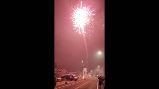 Waipahu Hawaii New Years fireworks midnight 2022 to 2023 [upl. by Yrrehs891]