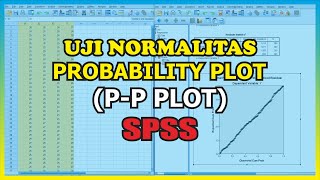 Uji Normalitas Probability Plot ➡️ Uji Normalitas P Plot dengan SPSS‼️ [upl. by Aroled952]