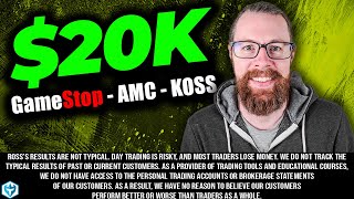 21k Day Trading GameStop AMC amp Meme Stocks [upl. by Holbrooke]