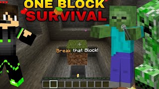 I played one block in stone only worldminecraft minecraftgameplay games minecraftgaming games [upl. by Seem]