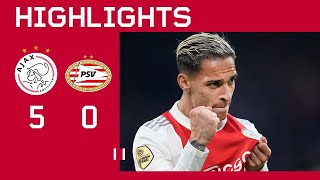 Payback time it was 😎  Highlights Ajax  PSV  Eredivisie [upl. by Sela731]