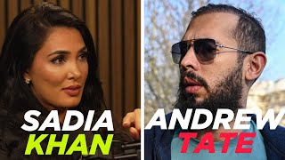 ANDREW TATE VS SADIA KHAN  Part 5 [upl. by Mroz]