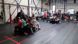 Fun Warm up  Musical Chairs Stoelendans  CrossFit Heerlen [upl. by Ardnued]