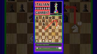 Italian Game Knight Attack PonzianiSteinitz Gambit shorts chess [upl. by Ellecrag]