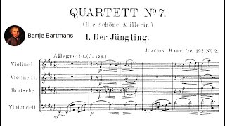 Joachim Raff  String Quartet No 7 quotDie schöne Müllerinquot Op 192 No 2 1874 [upl. by Tnecnev975]