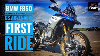 2019 BMW F850 GS Adventure Review [upl. by Nnylarak691]