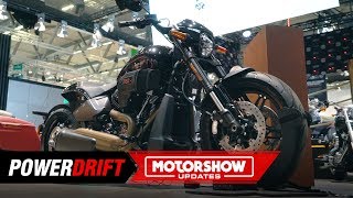 2019 Harley Davidson FXDR114  Americas answer to the XDiavel  Intermot 2018  Powerdrift [upl. by Pru]