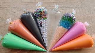 Making Crunchy Slime with Piping Bags 198 [upl. by Allana]