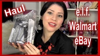 ♥ Haul De Belleza ELF Walmart eBay ♥  Karla Marie [upl. by Aurelius]