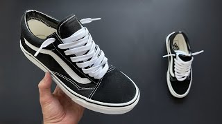 HOW TO LACE VANS OLD SKOOL LOOSE Lace up [upl. by Felice802]