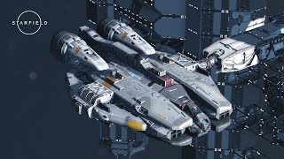 Starfield Ship Building Guide  Star Wars VCX100 light freighter [upl. by Demha62]