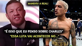 URGENTE Mcgregor FALA o que PENSA de Charles Oliveira e REVELA quando PRETENDE LUTAR com Brasileiro [upl. by Hagi]