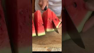 Slicing Watermelon shorts food new subscribe trending [upl. by Aryam420]