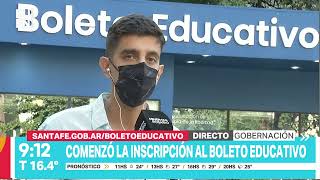 Comenzó la inscripción para el boleto educativo gratuito Telefe Rosario [upl. by Yenaffit761]