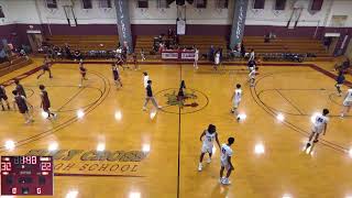 Haddonfield Vs Moorestown  Holy Cross Prep Basketball [upl. by Cacka]