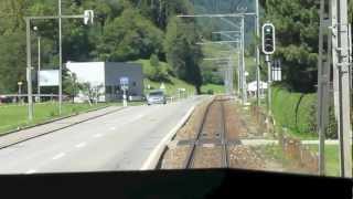 Swiss Trains Bernina Railway Le PreseLi Curt 14Sept12 [upl. by Grace]