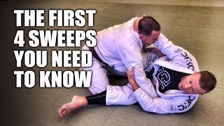 BJJ Instructionals Half Guard Backroll Sweep [upl. by Elleron]