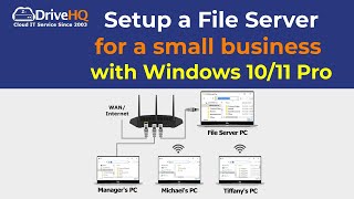 Setup File Server for small business with Windows 11  10 Pro Easier amp lower cost than Server OS [upl. by Favianus727]