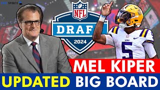 Mel Kiper UPDATED 2024 NFL Draft Big Board Top 25 NFL Draft Prospect Rankings Ft Jayden Daniels [upl. by Ransome]