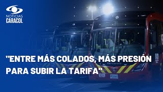 ¿Aumentará el precio del pasaje de Transmilenio en 2024 Esto responde Carlos Fernando Galán [upl. by Helena]