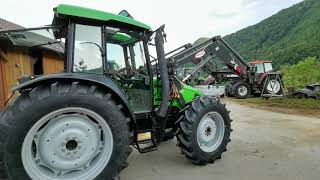 Deutz fahr agroplus 75 with front loader [upl. by Kenny485]