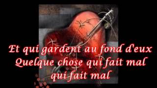 Laam  Je veux chanter pour ceux paroles lyrics karaoke [upl. by Gebhardt]