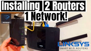 HOME NETWORKING 101 HOW TO CONNECT 2 ROUTERS IN ONE HOME NETWORK [upl. by Nosecyrb]