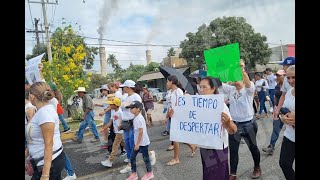 Protestan en Petacalco contra la contaminación ambiental por parte de la CFE [upl. by Eigram]