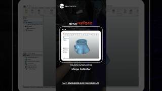 FreeScan Combo 3D Scanner  Reverse Engineering with QUICKSURFACE  Merge Collector [upl. by Ennyrb]