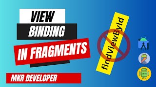 View Binding in fragments in Android Studio  Kotlin [upl. by Kinghorn768]
