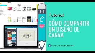 Cómo compartir un diseño de canva [upl. by Eeram]