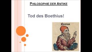 Der Tod des Boethius [upl. by Lucey991]