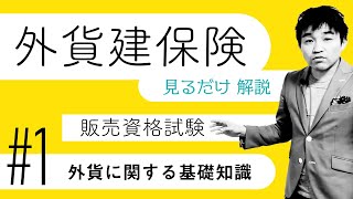 1【外貨建保険販売資格試験】★テキスト・練習問題解説★「外貨に関する基礎知識」 [upl. by Whitney]