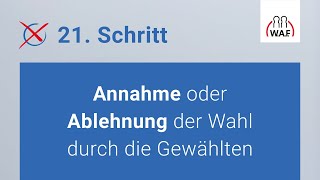 Annahme oder Ablehnung der Wahl durch die Gewählten  Betriebsratswahl  Schritt 21 [upl. by Estella]