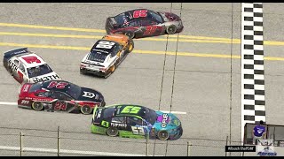 iRacing Thriller Talladega photo finish ends in spin [upl. by Ise505]