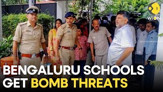 Bengaluru Bomb Threat LIVE 15 Bengaluru schools receive bomb threat emails 5000 students evacuated [upl. by Aimal629]