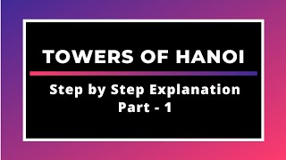 Towers of Hanoi Problem  C Language [upl. by Joost]