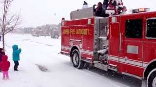 Santa on a Fire Truck [upl. by Aible728]