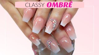 OmbréBaby Boomer nails tutorial [upl. by Gravante]