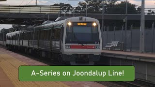 ASeries on the JOONDALUP LINE  Joondalup to Fremantle Express Services [upl. by Yuille770]