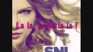 Monologue Song La La La  Taylor Swift SNL LyricsampDownloadLink [upl. by Augustin]