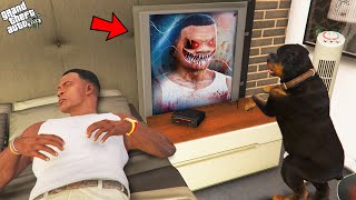 Chop Found Secret Mirror Inside Franklins Room In Gta 5 [upl. by Gillette]