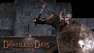 AN EPIC BATTLE FOR MORIAS HALLS  Dawnless Days Total War Multiplayer Siege [upl. by Uaerraj]